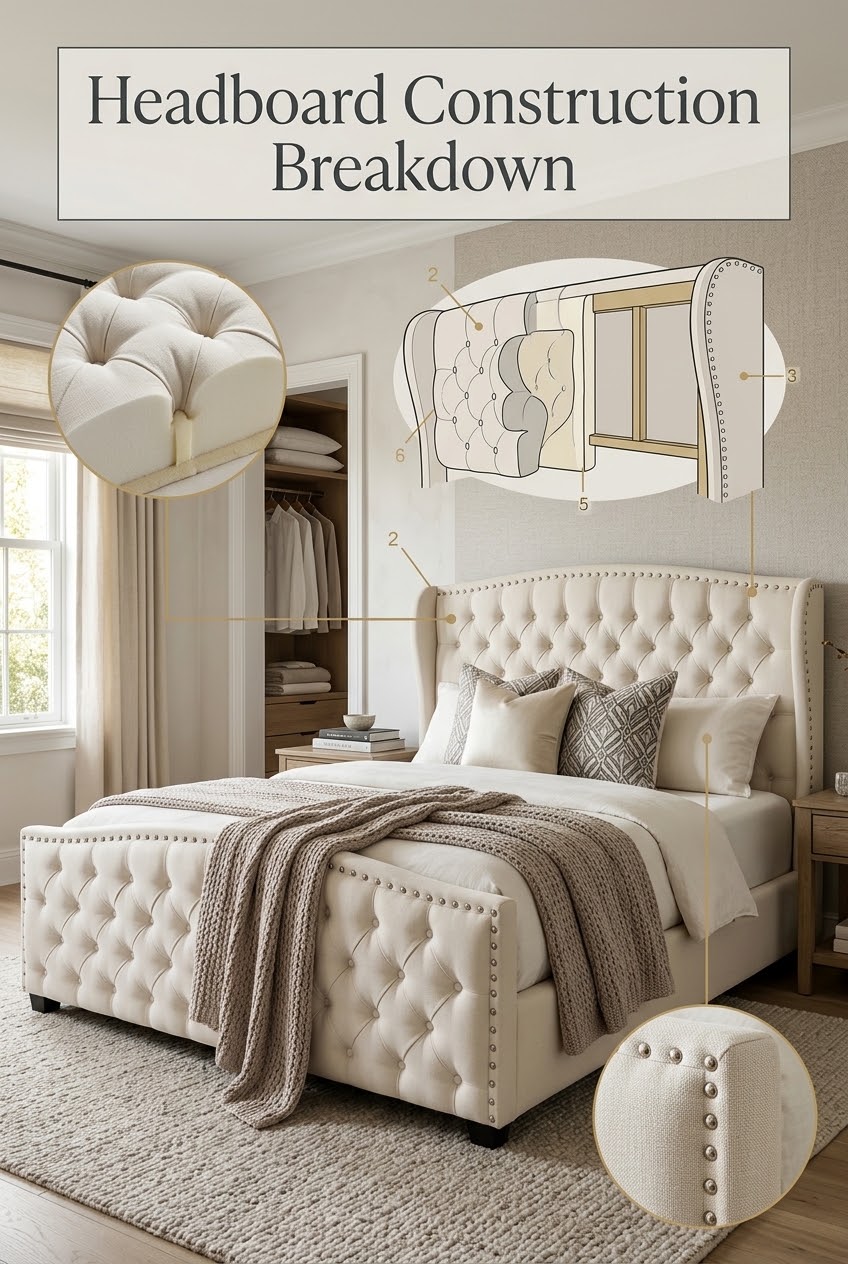 The Art of the Cocoon: How to Style a Cream Wingback Bed for Timeless Warmth