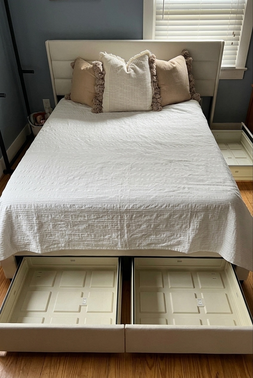The Art of Layering: Styling a Cozy Upholstered Storage Bed Frame for Quiet Luxury