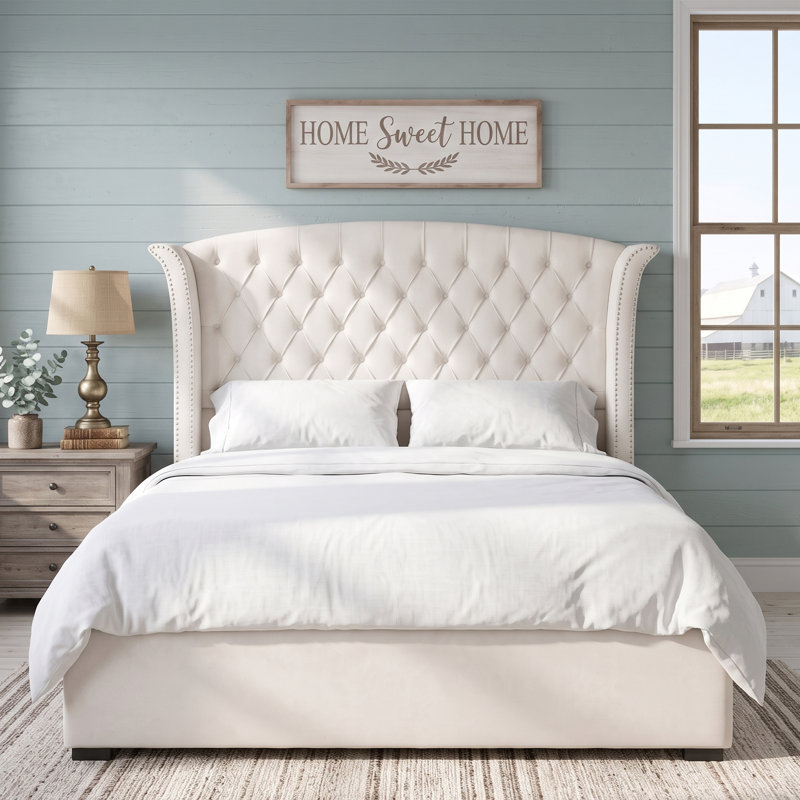 The Art of Layered Romance: Styling the Velvet Tufted Upholstered Storage Bed