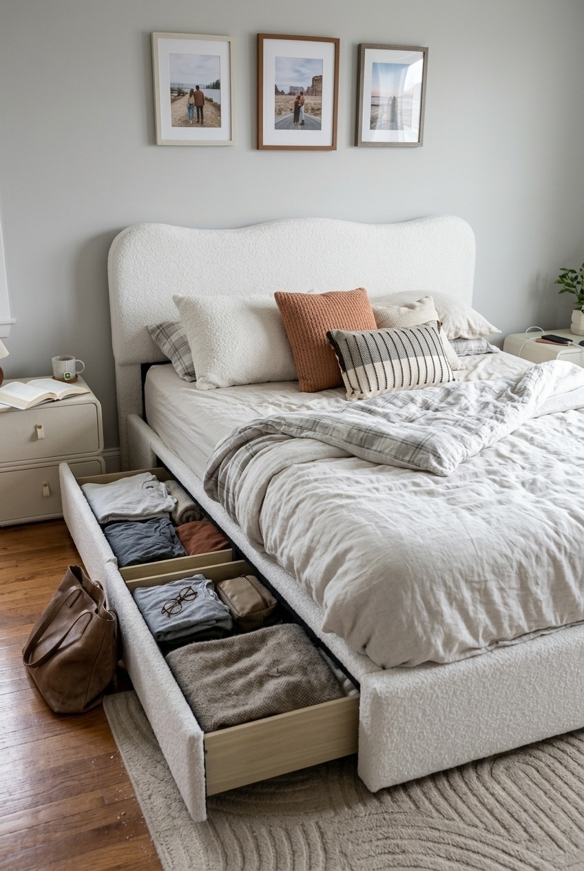 Sculpting Serenity: How to Style a Textural Modern Bedroom Around Boucle