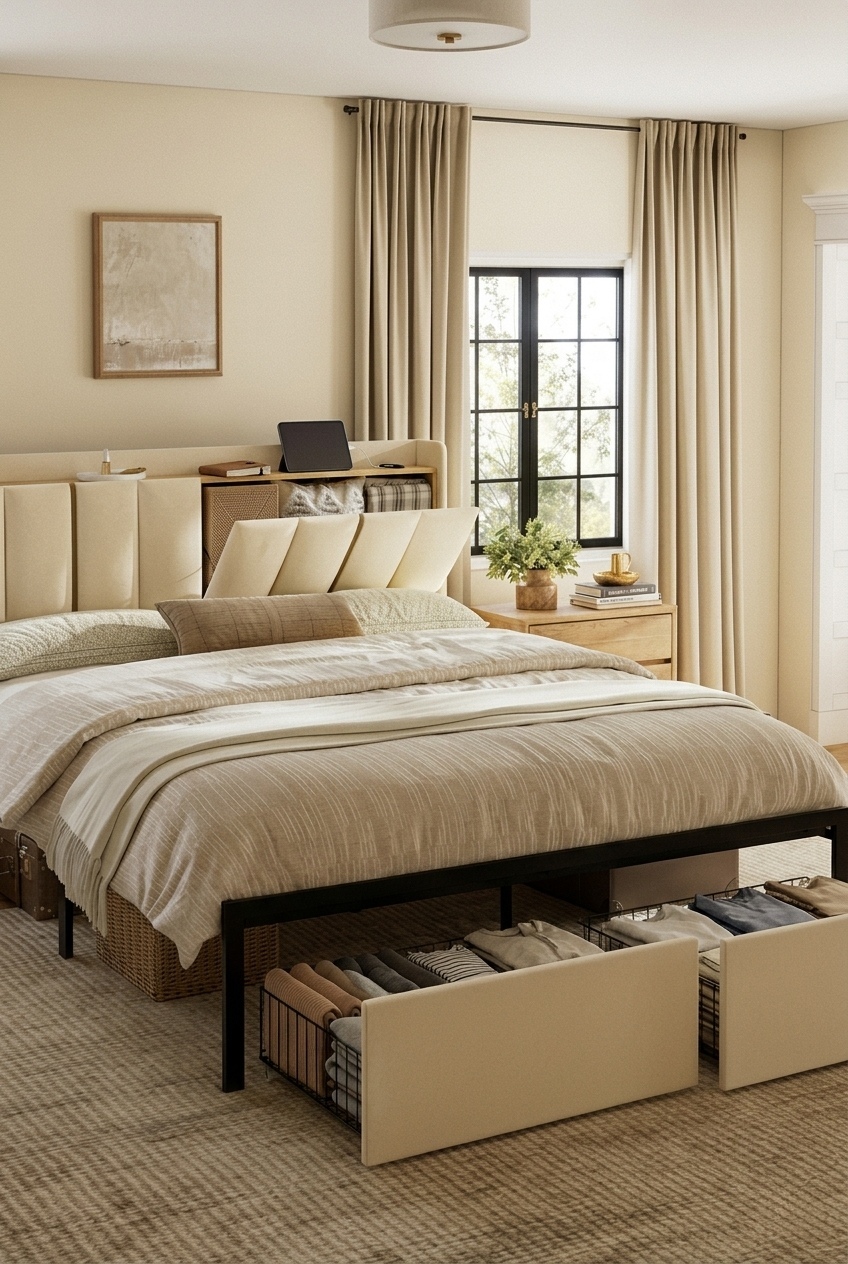 Elevating the Modern Sanctuary with Soft Textures and Hidden Functionality