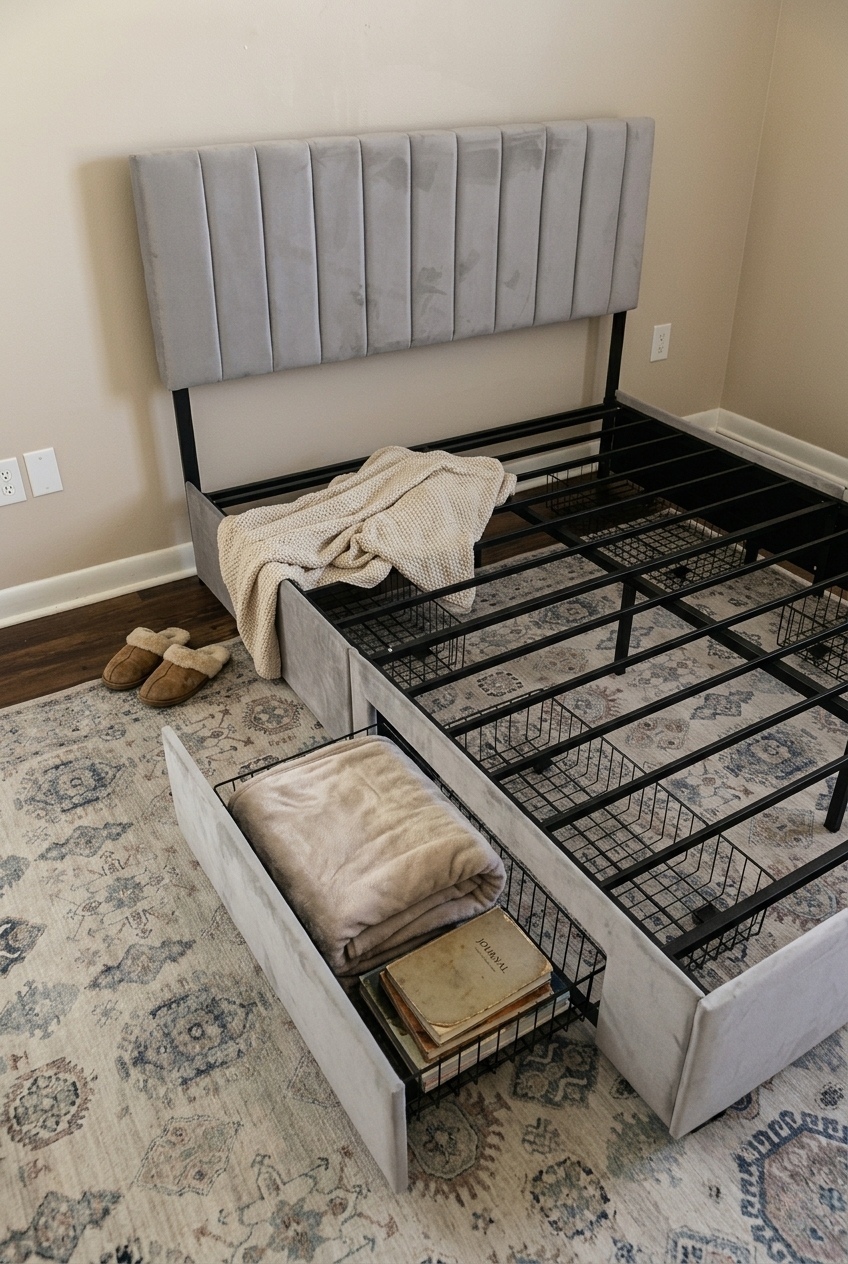 Artful Anchors: Elevating Bedroom Aesthetics with Plush Textures